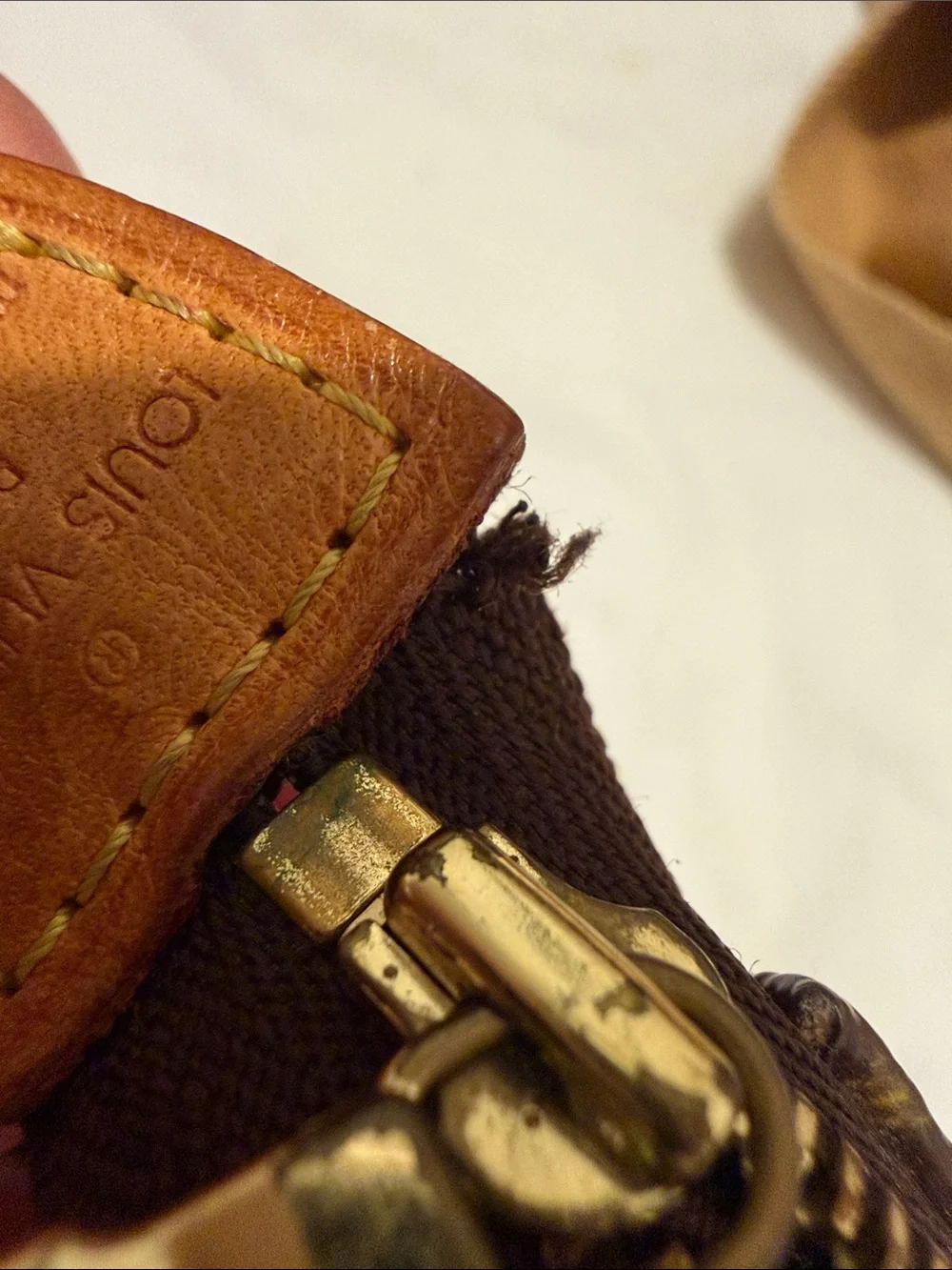 Louis Vuitton tear receipt older